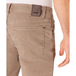 Pantalon Coton Polyester Beige