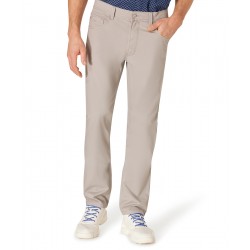 Pantalon Coton Elasthanne Taupe Clair
