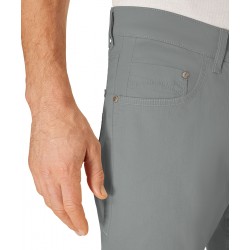 Pantalon Coton Elasthanne Gris
