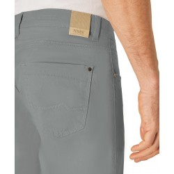 Pantalon Coton Elasthanne Gris