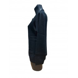 Cardigan Acrylique Laine Noir