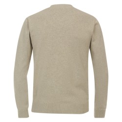 Pull Coton Col V Ficelle