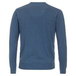 Pull Coton Col V Jean