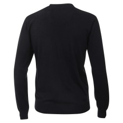 Pull Coton Col V Marine