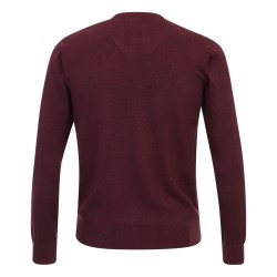 Pull Coton Col Rond Vin