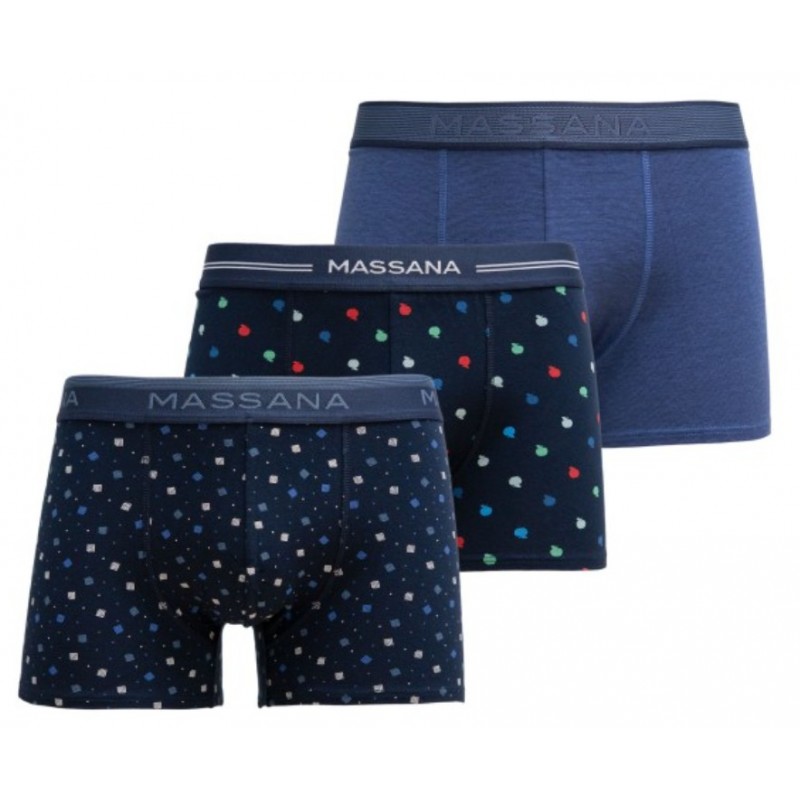 Boxers Coton Elasthanne - Boite de 3