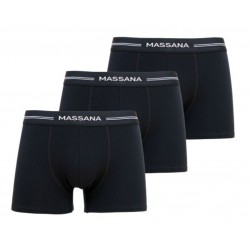 Boxers Uni Coton Elasthanne - Boite de 3