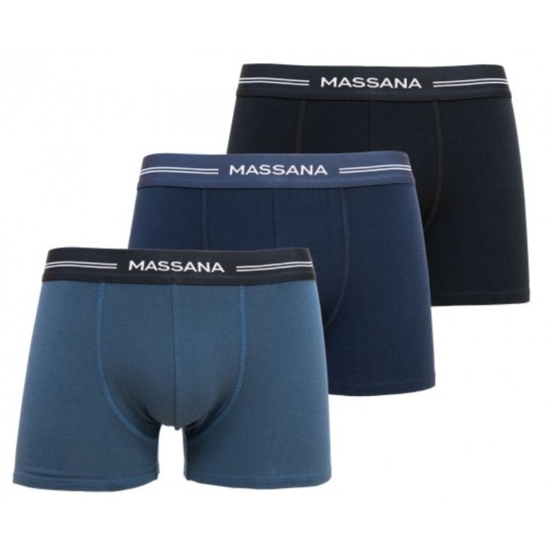 Boxers Unis Coton Elasthanne - Boite de 3