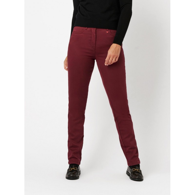 Pantalon Elastiqué Bordeaux