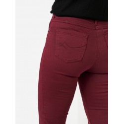 Pantalon Elastiqué Bordeaux