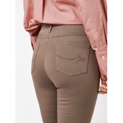Pantalon Elastiqué Taupe