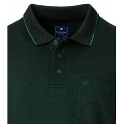 Polo Coton Polyester Vert Bouteille