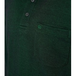 Polo Coton Polyester Vert Bouteille