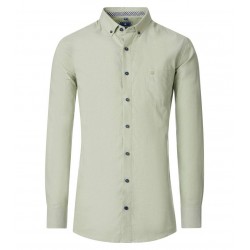 Chemise Coton Oxford Vert Pâle