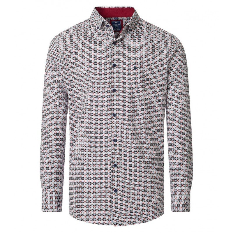 Chemise Coton Rouge Ciel