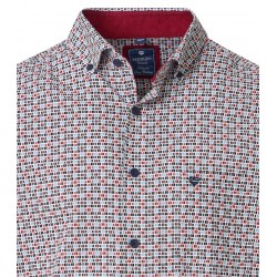 Chemise Coton Rouge Ciel