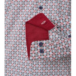 Chemise Coton Rouge Ciel