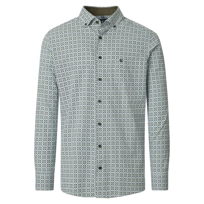 Chemise Coton Vert Ciel
