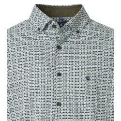 Chemise Coton Vert Ciel