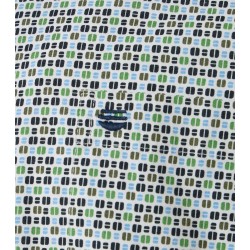 Chemise Coton Vert Ciel