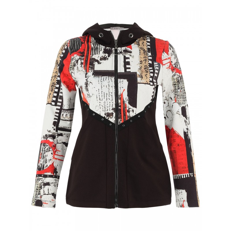 Gilet Capuche Coton Polyester