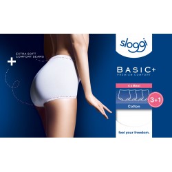 Culottes Basic+ Maxi par 4 Blanc