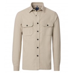 Surchemise Flanelle Beige