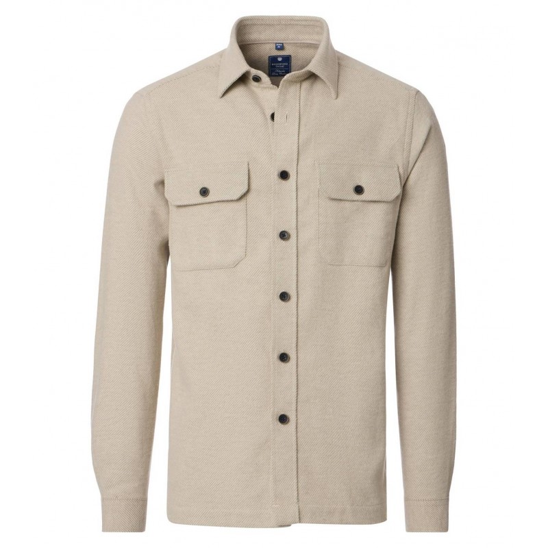 Surchemise Flanelle Beige