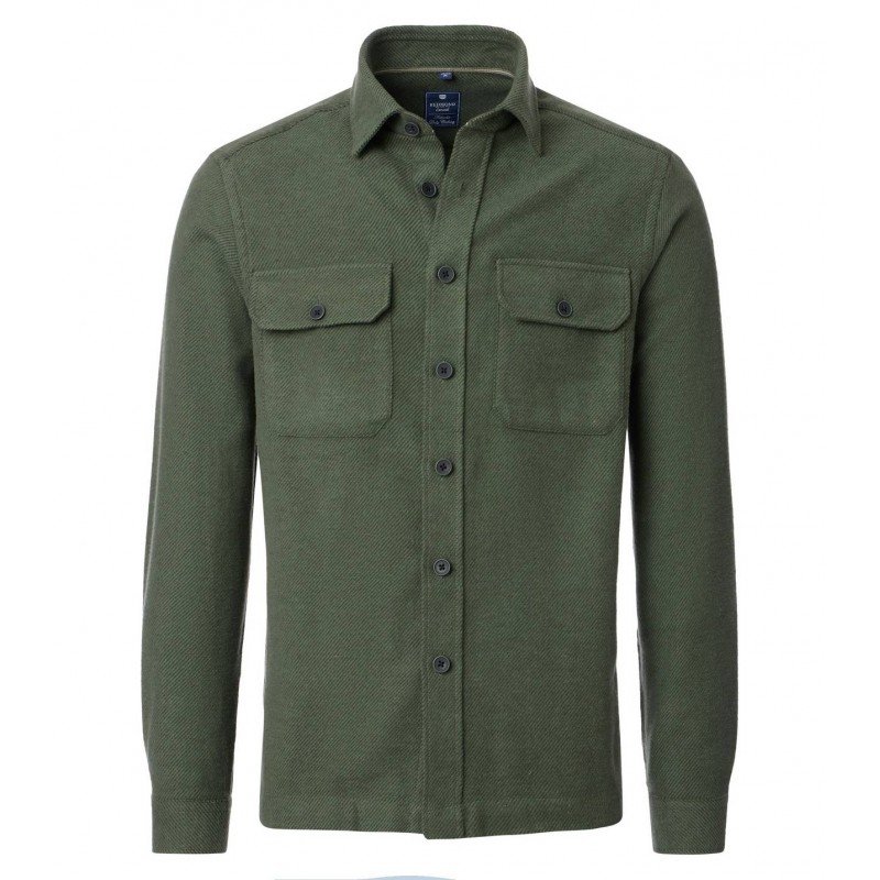 Surchemise Flanelle Olive