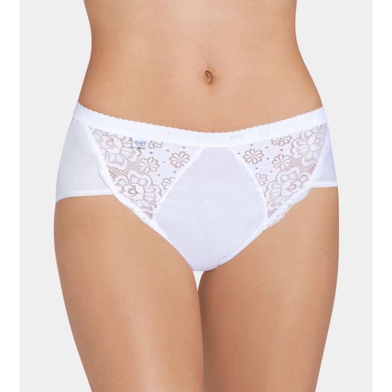 Culotte Chic Midi par 4 Blanc