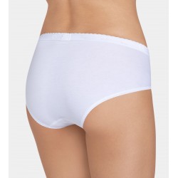 Culotte Chic Midi par 4 Blanc