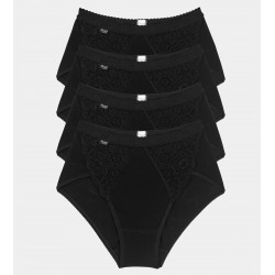 Culotte Chic Midi par 4 Noir
