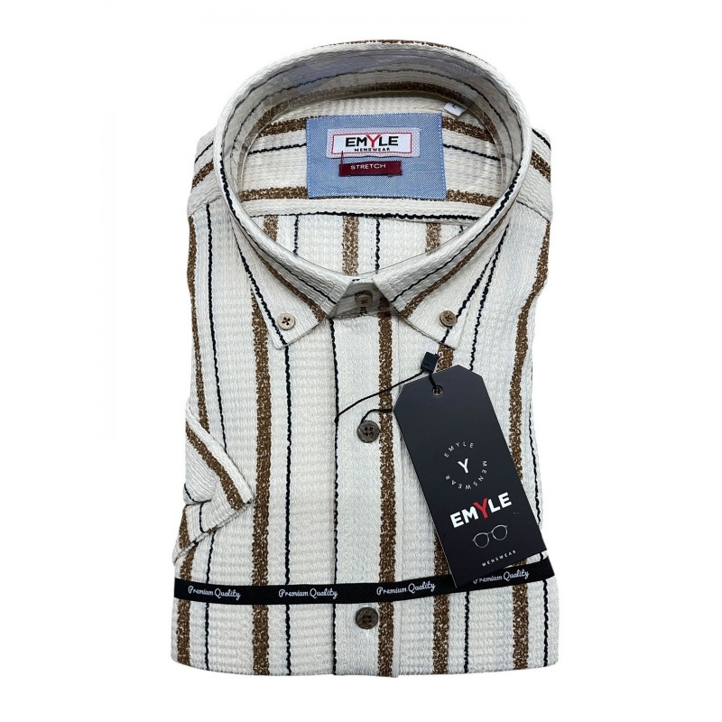 Chemisette Polyester Gauffré