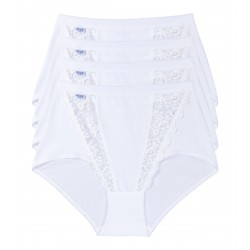 Culotte Chic Maxi par 4 Blanc