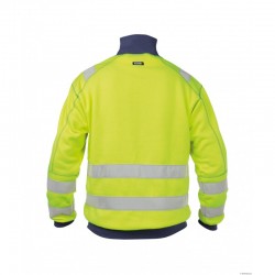 Sweat Haute-Visibilité Jaune/Marine