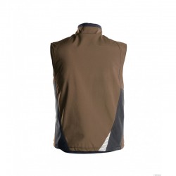 Gilet hiver Softshell Marron