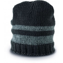 Bonnet tricot doublé polaire