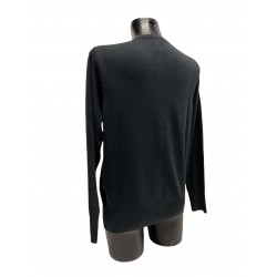 Cardigan Coton Viscose Noir