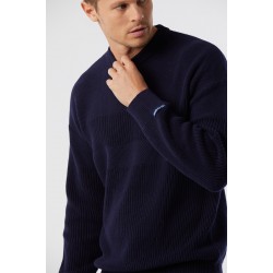 Pull Coton Marine