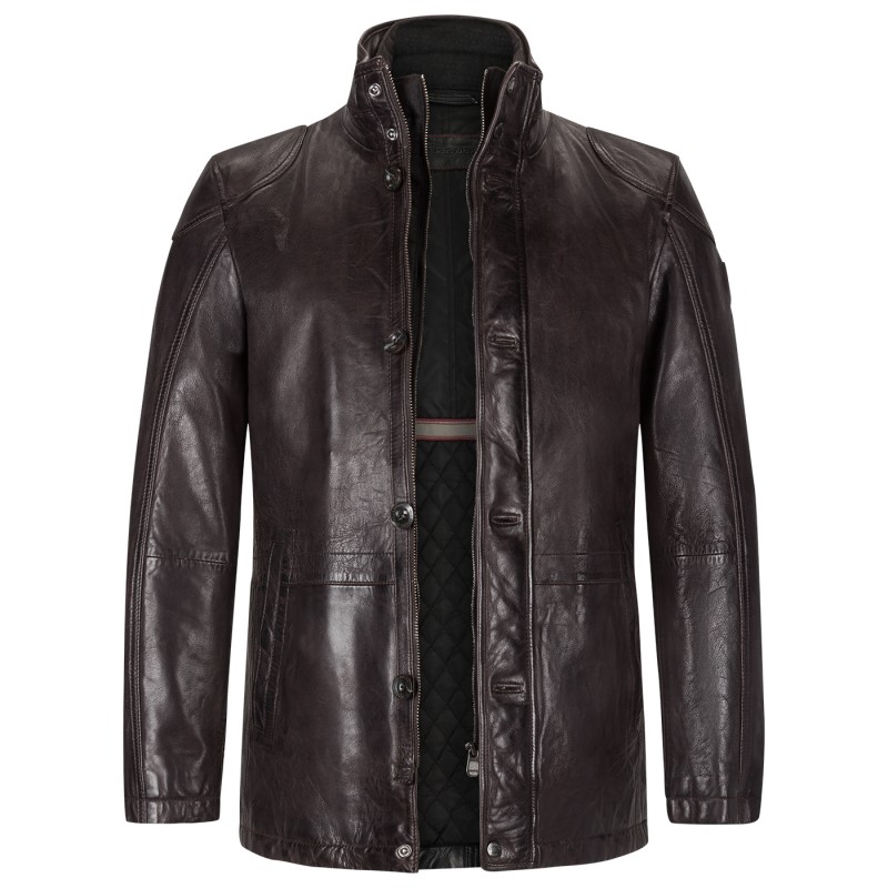 Veste Cuir d'Agneau