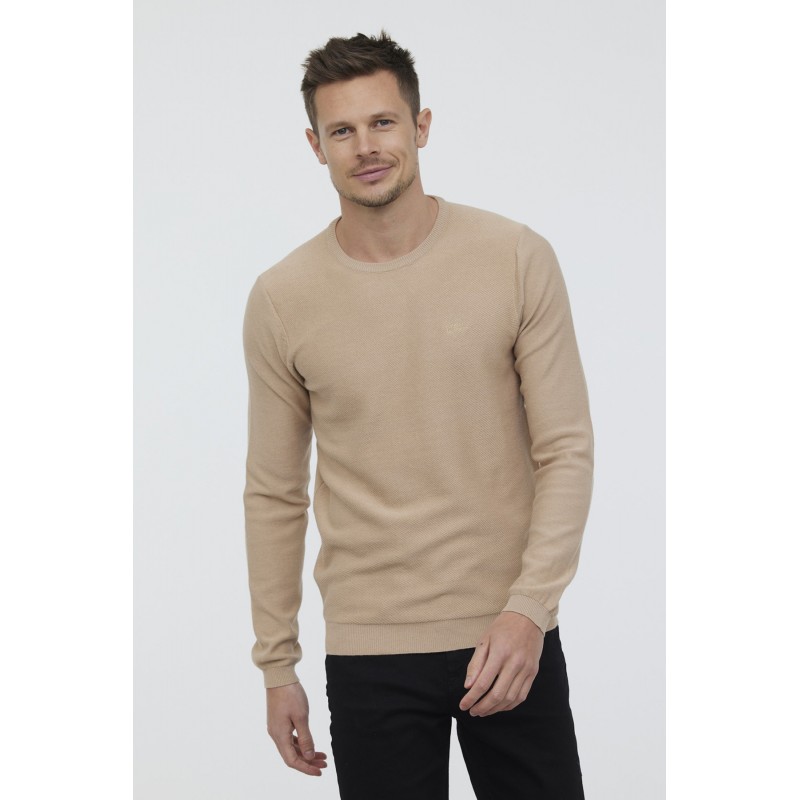 Pull Coton Bio Beige