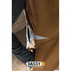 Gilet hiver Softshell Marron