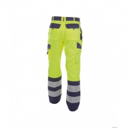 Pantalon Haute-Visibilité Jaune/Marine