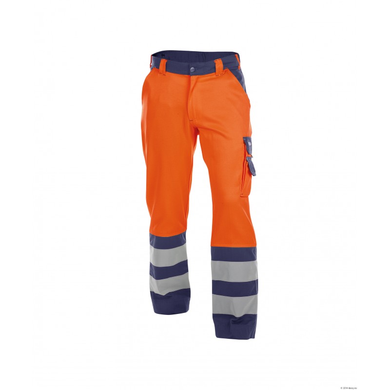 Pantalon Haute-Visibilité Jaune/Marine