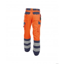 Pantalon Haute-Visibilité Jaune/Marine