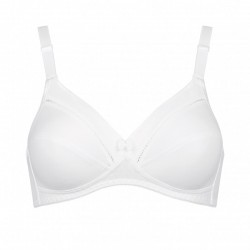 Soutien-Gorge Cotton Classic Stretch N Blanc