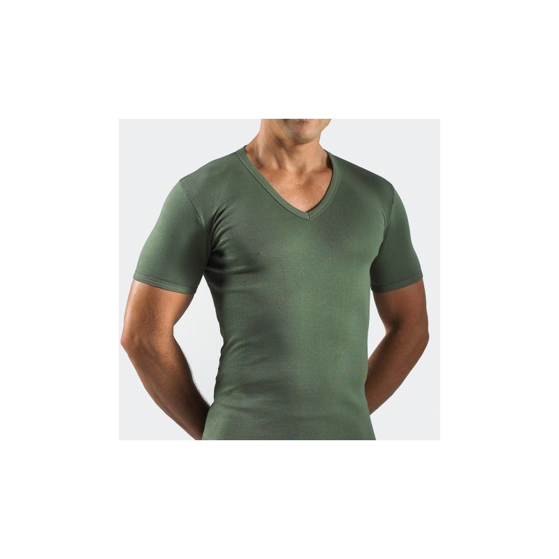Maillot de Corps Col V Coton