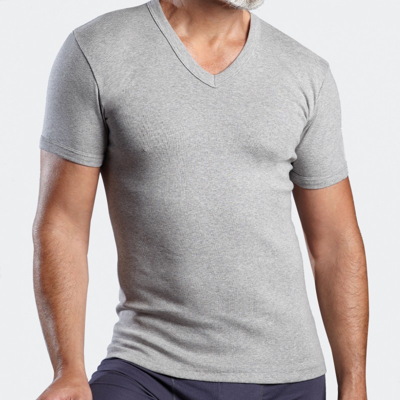 Maillot de Corps Col V Coton