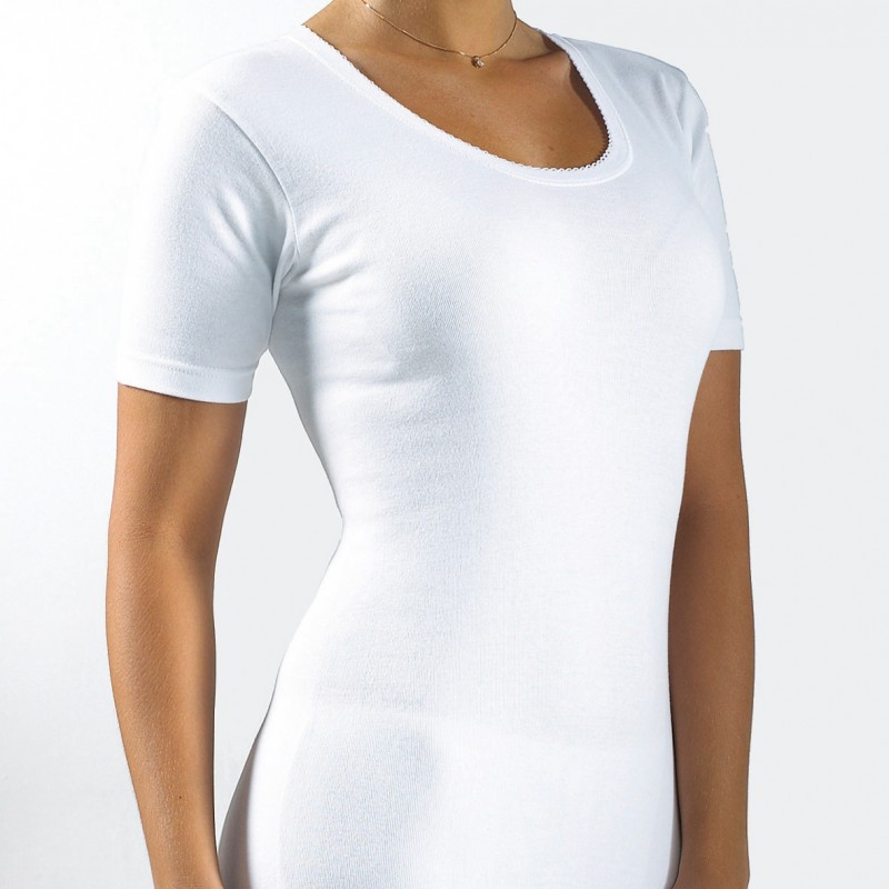 Chemise MC Blanc Coton