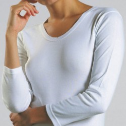 Chemise ML Coton Blanc